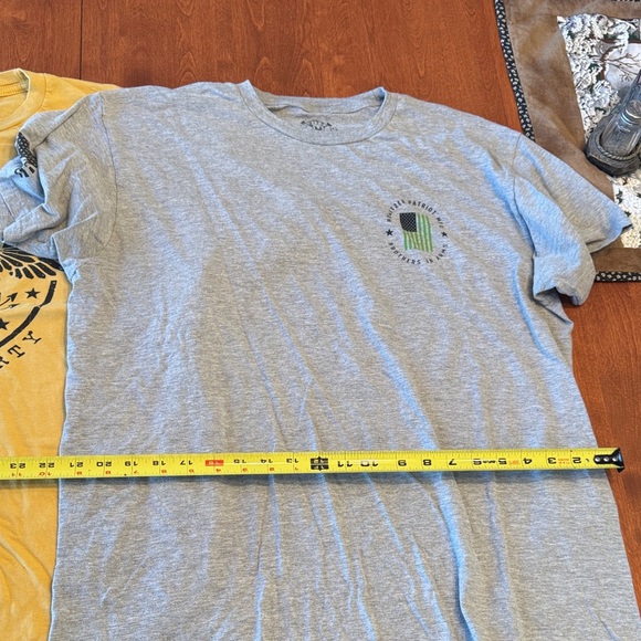 Howitzer MFG Men's Short Sleeve Tees - Yellow and Gray - Picture 8 of 11